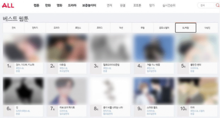 19올넷 웹툰 주소 사이트 최신 바로가기